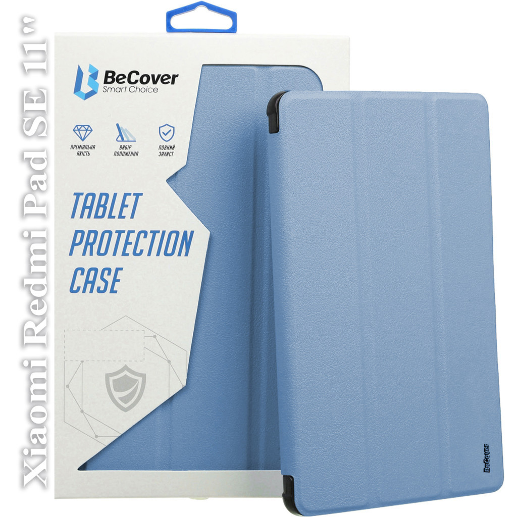 Чохол до планшета BeCover Soft Edge Stylus Mount Xiaomi Redmi Pad SE 11" Deep Blue (710781)