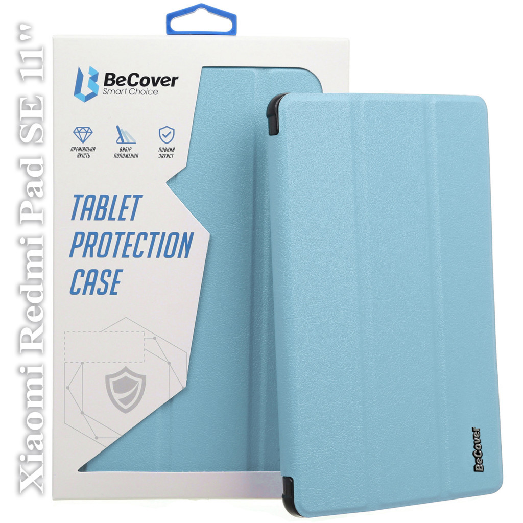 Чохол до планшета BeCover Soft Edge Stylus Mount Xiaomi Redmi Pad SE 11" Light Blue (710784)