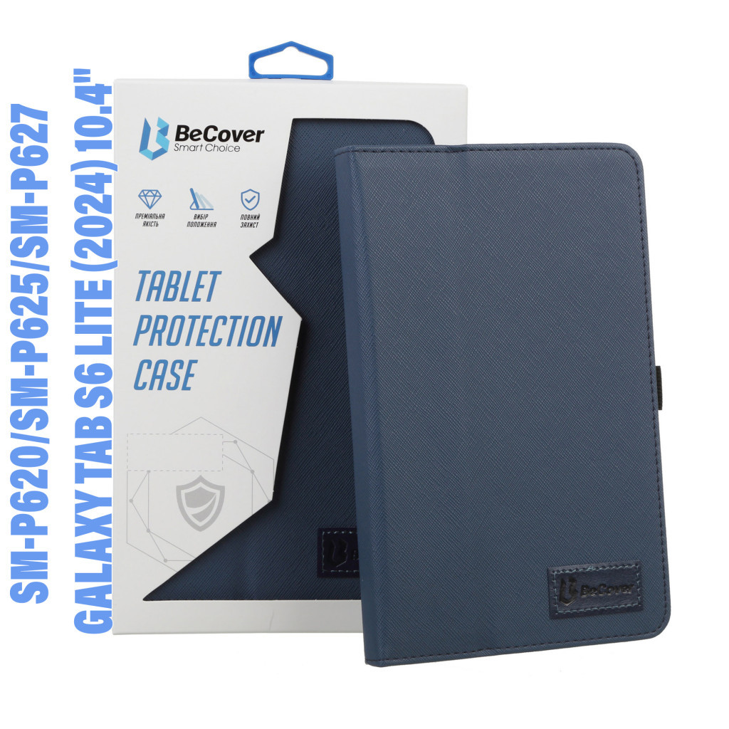 Чохол до планшета BeCover Slimbook Samsung Tab S6 Lite (2024) 10.4" P620/P625/P627 Deep Blue (710811)