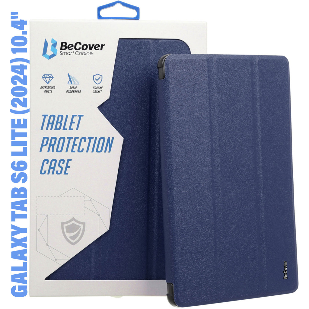 Чохол до планшета BeCover Smart Case Samsung Tab S6 Lite (2024) 10.4" P620/P625/P627 Deep Blue (710813)