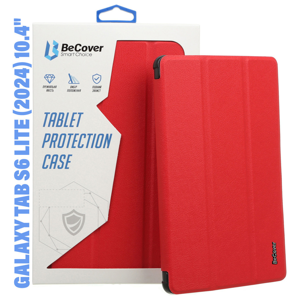 Чохол до планшета BeCover Smart Case Samsung Tab S6 Lite (2024) 10.4" P620/P625/P627 Red (710817)