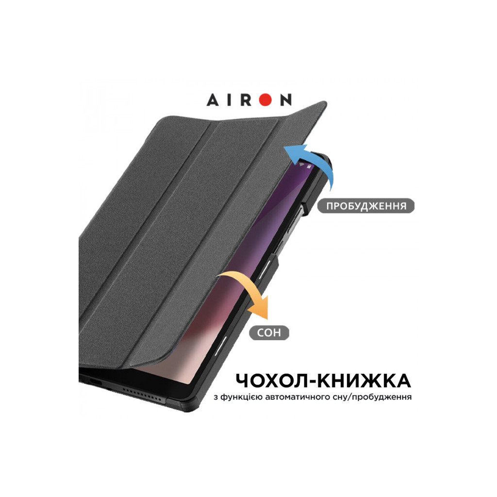 Чохол до планшета AirOn Premium Lenovo Tab M9 9" (TB-310FU) + protective film black (4822352781091)