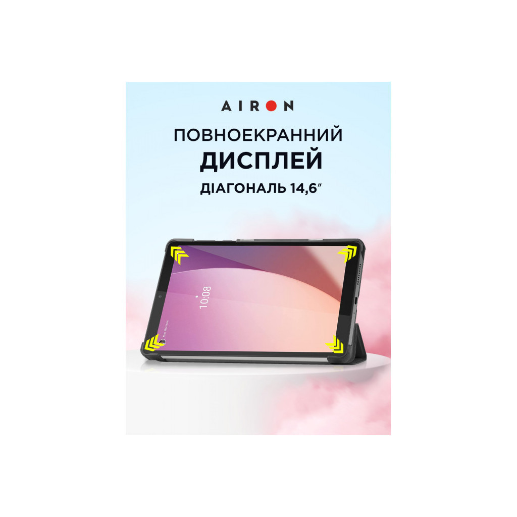 Чохол до планшета AirOn Premium Lenovo Tab M8 4th Gen (TB-300FU) + protective film black (4822352781092)