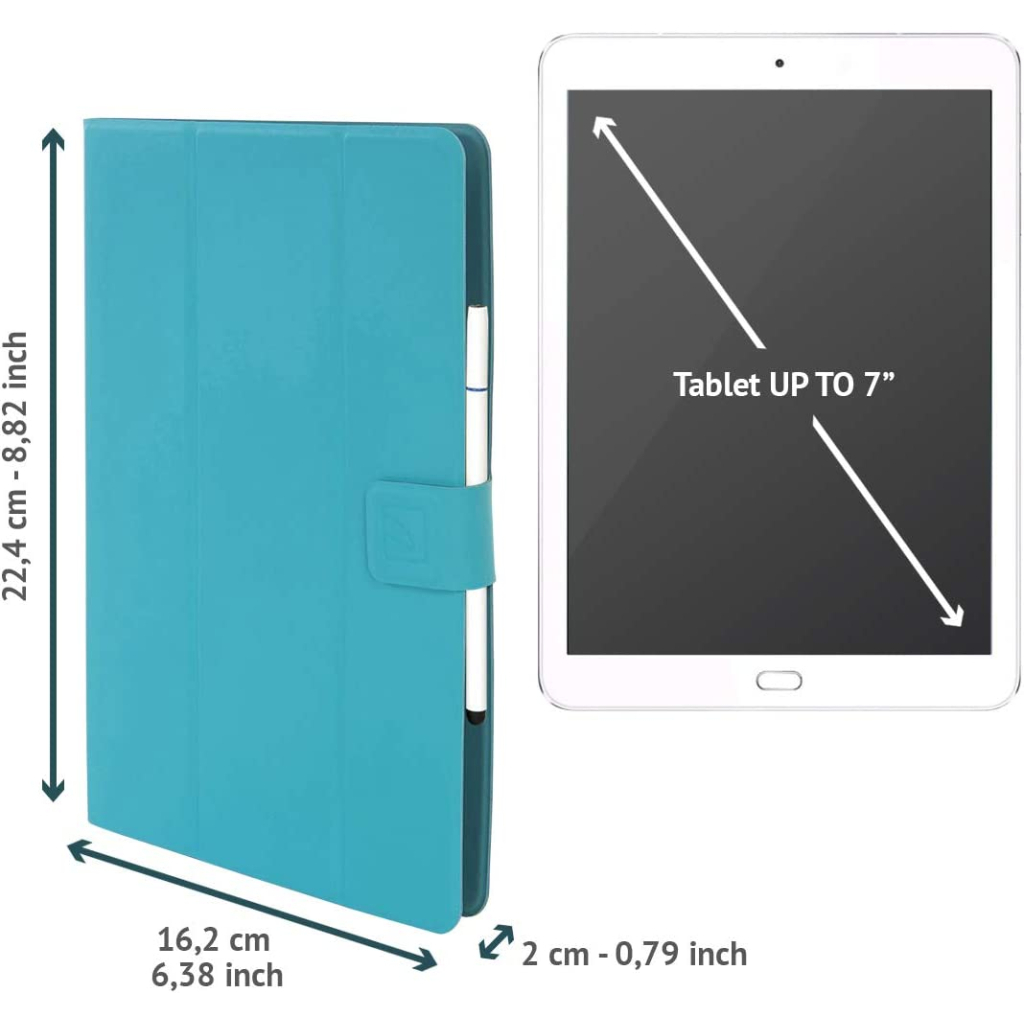 Чохол до планшета Tucano Facile Plus Universal 7-8" light blue (TAB-FAP8-Z)