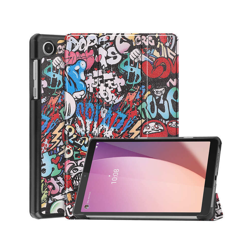 Чохол до планшета BeCover Smart Case Lenovo Tab M8(4rd Gen) TB-300FU 8" Graffiti (709218)