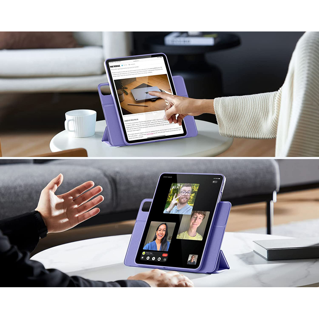 Чохол до планшета BeCover Magnetic 360 Rotating mount Apple Pencil Apple iPad 10.9" 2022 Purple (708508)