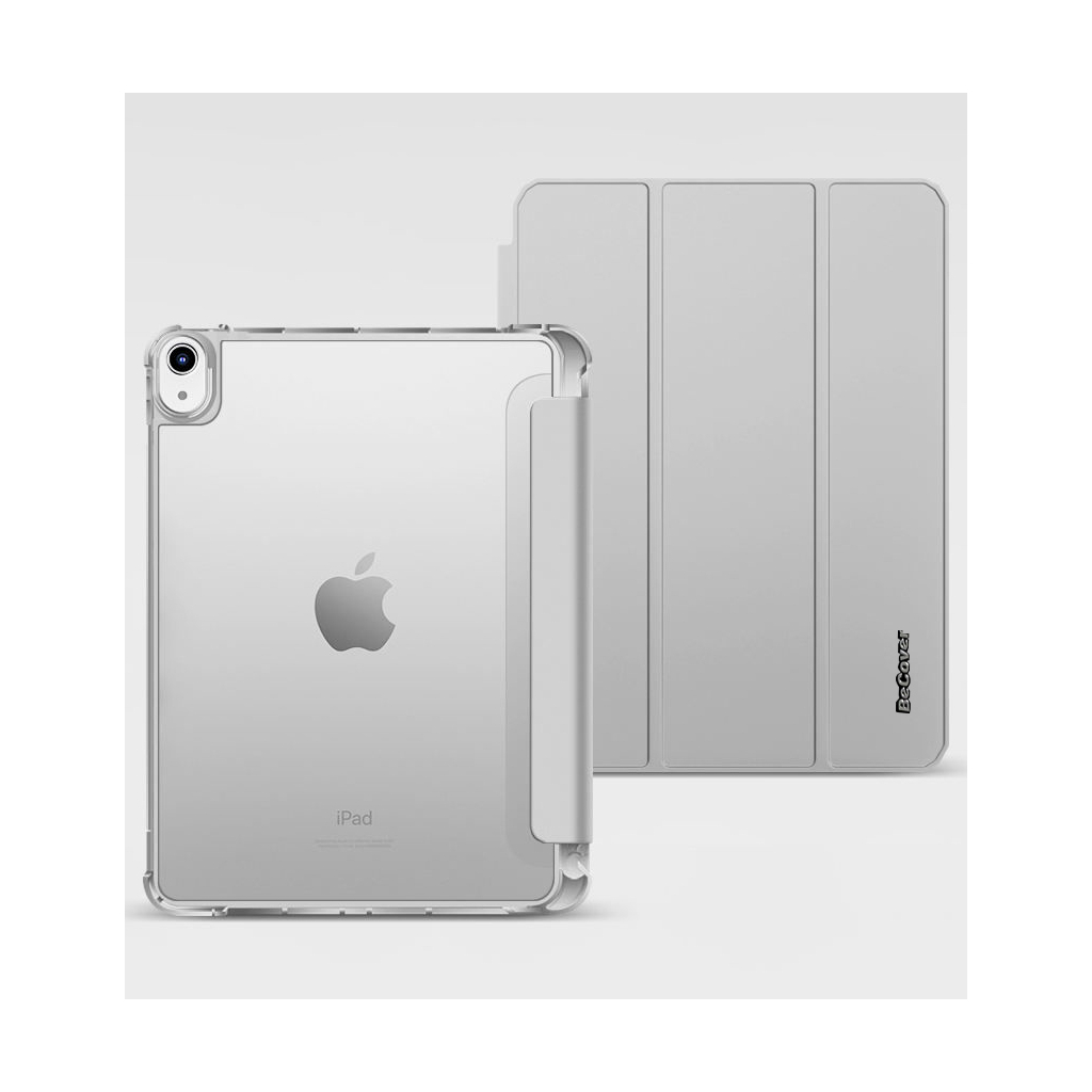 Чохол до планшета BeCover Soft Edge TPU mount Apple Pencil Apple iPad 10.9" 2022 Gray (708491)