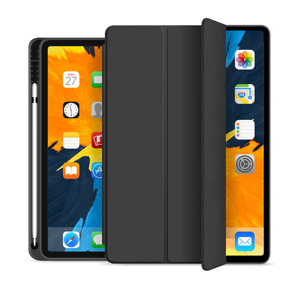 Чохол до планшета BeCover Tri Fold Soft TPU mount Apple Pencil Apple iPad 10.9" 2022 Black (708459)