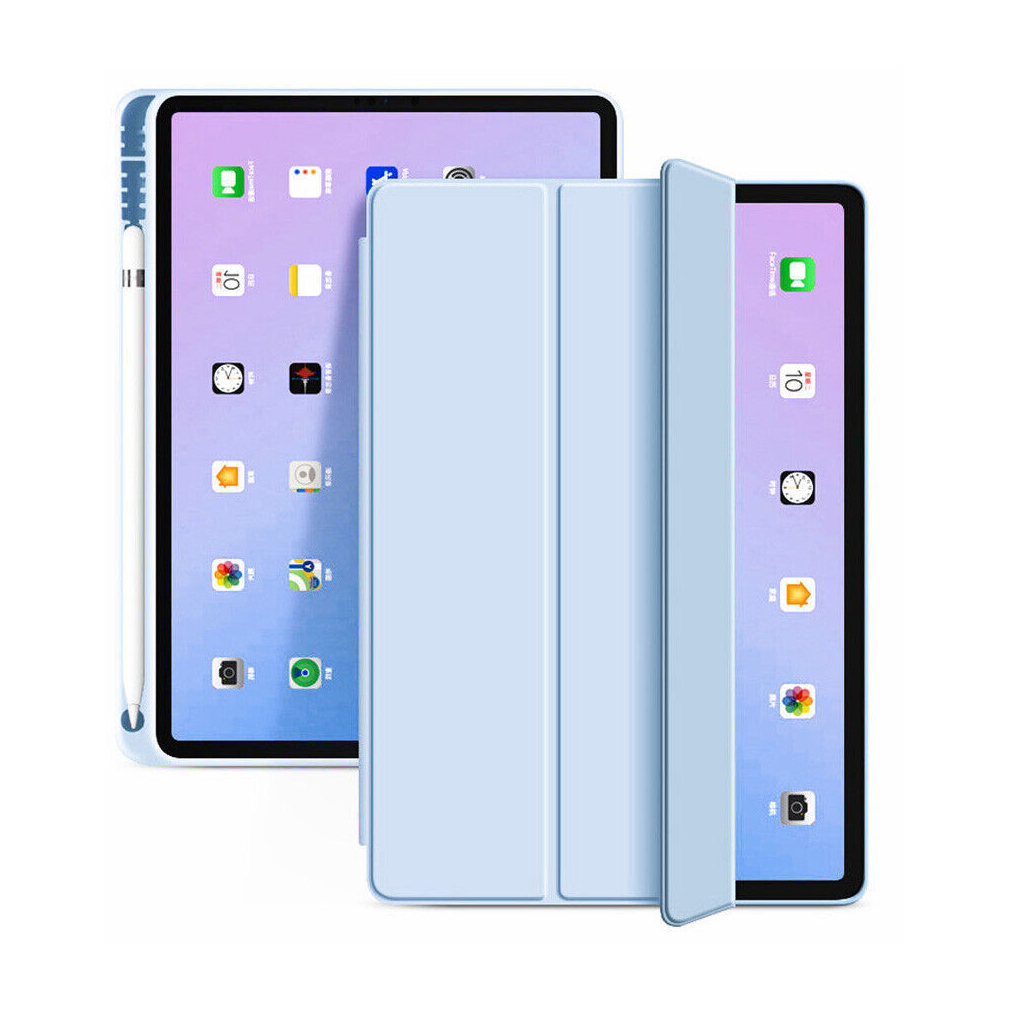 Чохол до планшета BeCover Tri Fold Soft TPU mount Apple Pencil Apple iPad 10.9" 2022 Light Blue (708464)