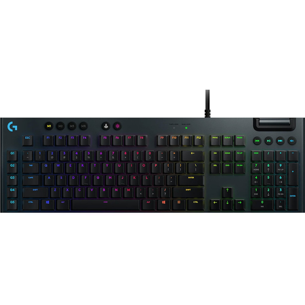 Клавіатура Logitech G815 GL Clicky RGB USB UA Black (920-009095)