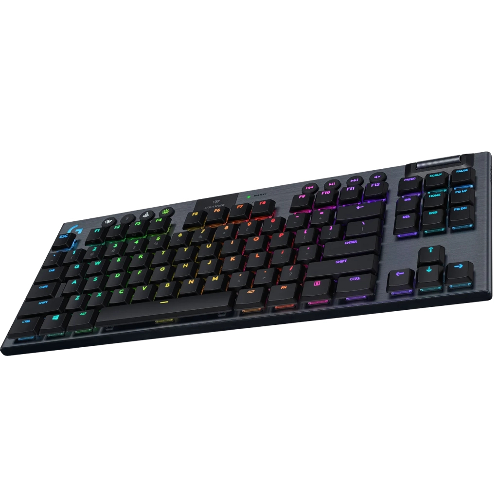 Клавіатура Logitech G915 TKL Tenkeyless Lightspeed Wireless RGB GL Clicky UA Carbon (920-009537)