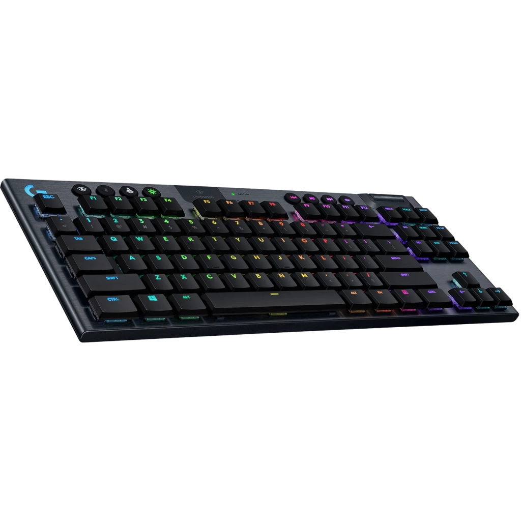 Клавіатура Logitech G915 TKL Tenkeyless Lightspeed Wireless RGB GL Clicky UA Carbon (920-009537)