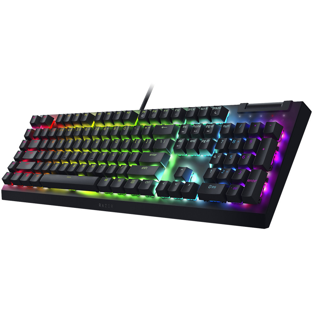 Клавіатура Razer BlackWidow V4 X Yellow Switch USB RU Black (RZ03-04702500-R3R1)