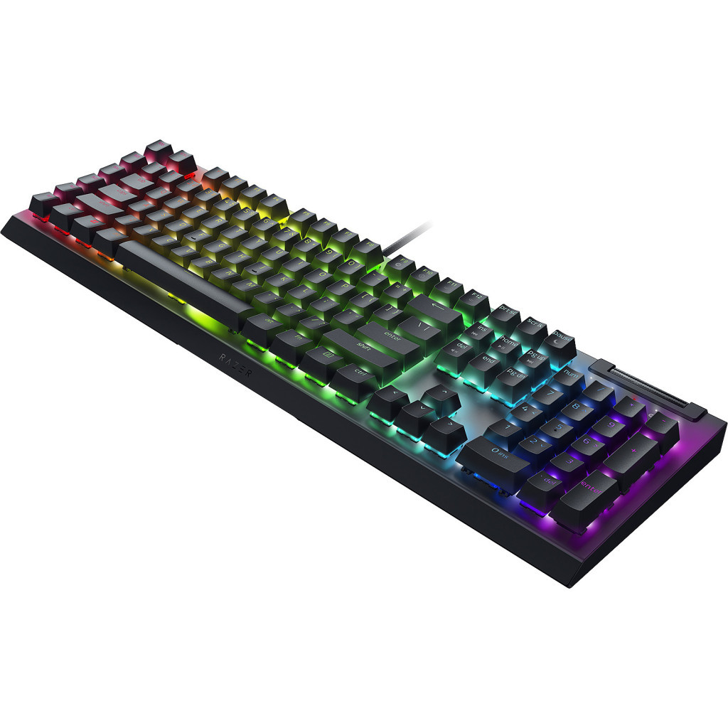 Клавіатура Razer BlackWidow V4 X Yellow Switch USB RU Black (RZ03-04702500-R3R1)