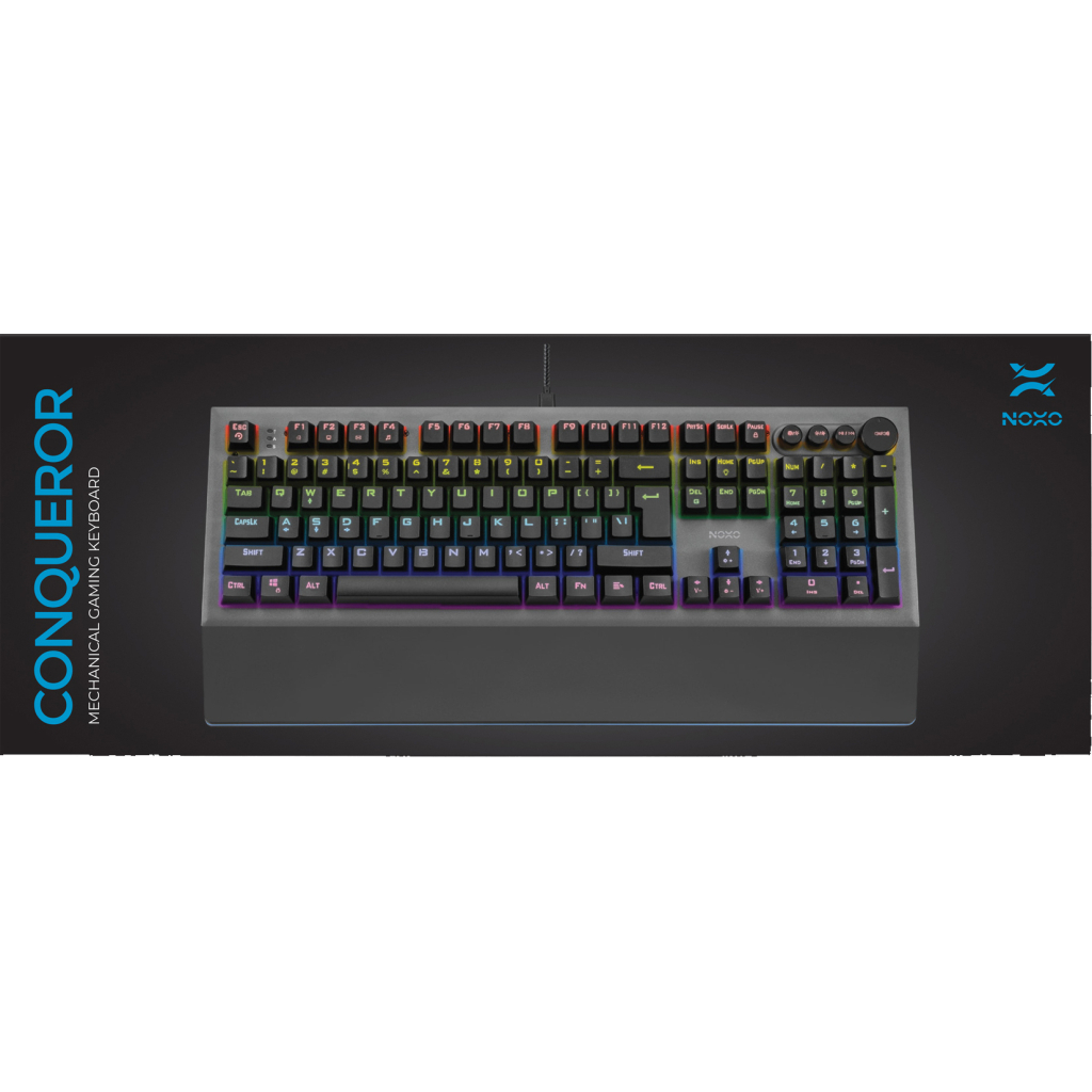 Клавіатура Noxo Conqueror Mechanical Blue Switches RU (4770070882023)