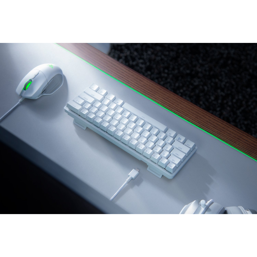 Клавіатура Razer Huntsman mini Mercury Red Switch USB RU White (RZ03-03392200-R3R1)
