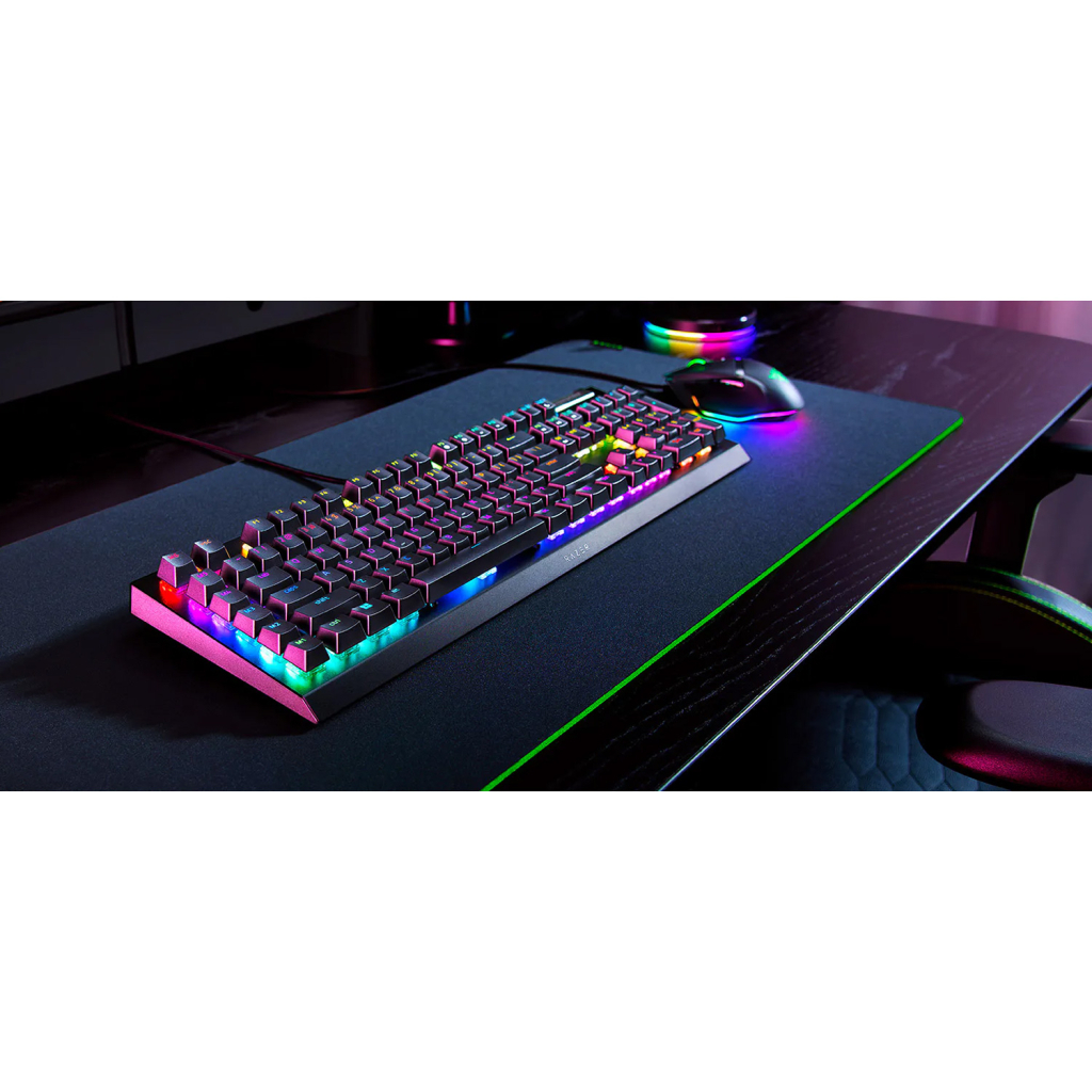 Клавіатура Razer BlackWidow V4 X Green Switch USB RU Black (RZ03-04700800-R3R1)