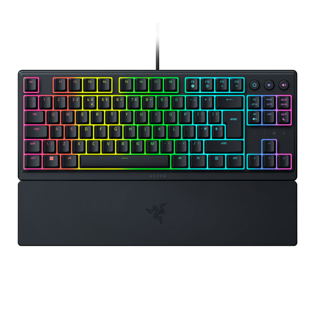 Клавіатура Razer Ornata V3 TKL RGB 84key Mecha-Membrane Switch USB UA Black (RZ03-04881800-R371)