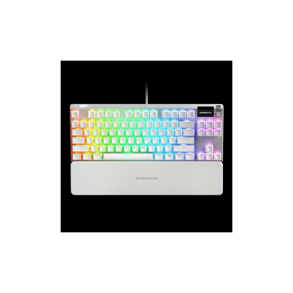 Клавіатура SteelSeries Apex 7 Ghost TKL UA USB White (SS64656)