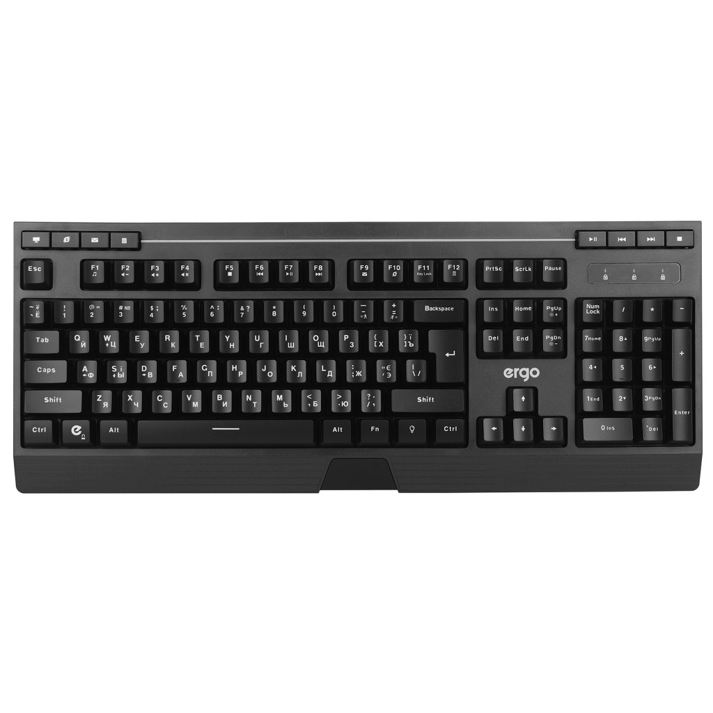 Клавіатура Ergo KB-612 USB Black (KB-612)