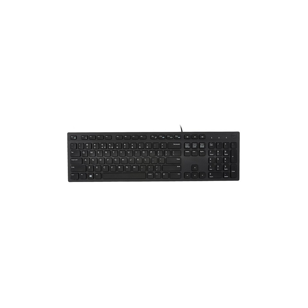 Клавіатура Dell KB216 Multimedia Black (580-AHHE)