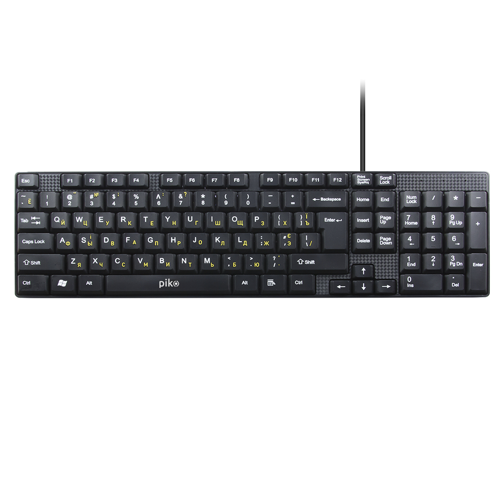 Клавіатура Piko KB-005 USB Black (1283126472459)