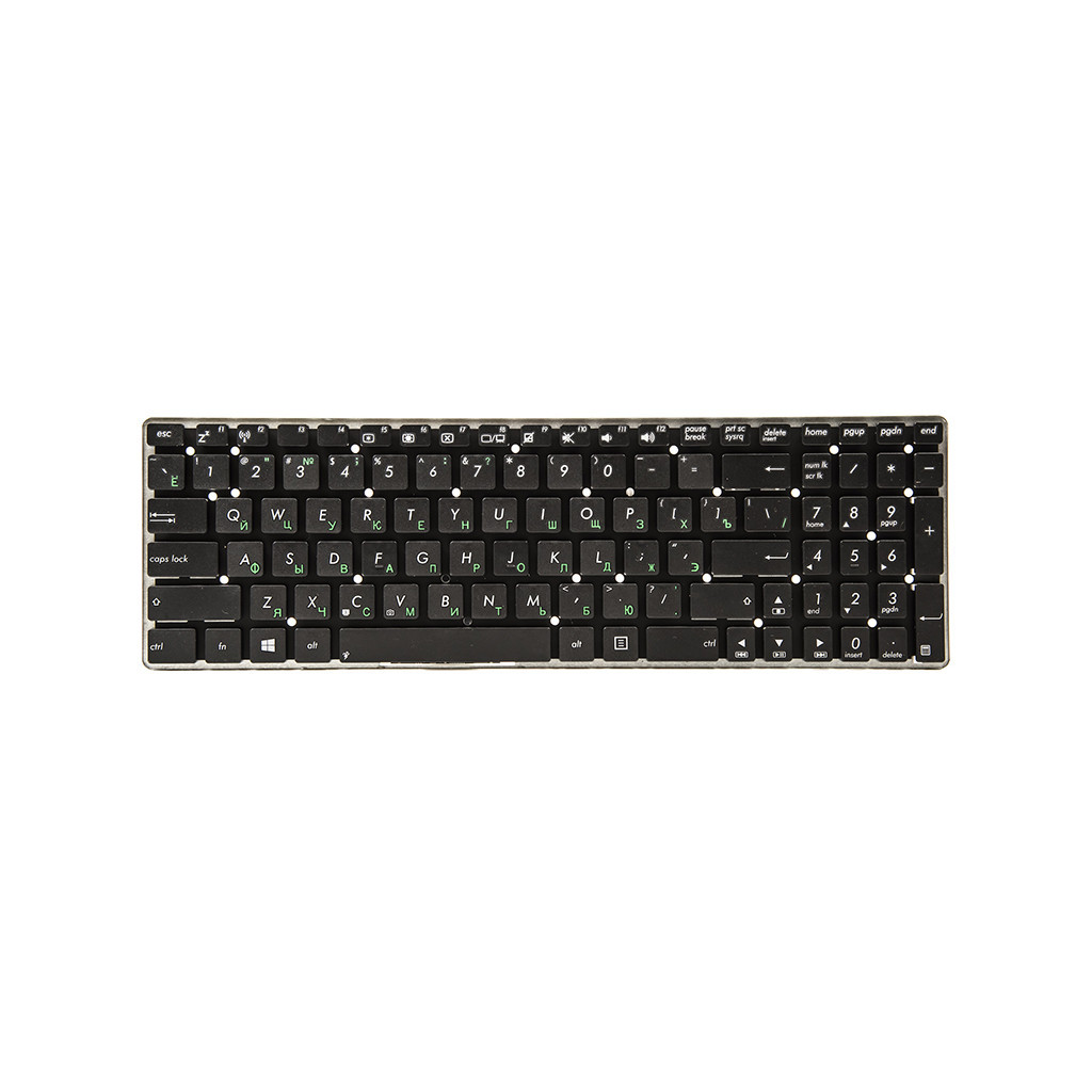 Клавіатура ноутбука PowerPlant ASUS K55,K75A,K75VD черный (KB311293)
