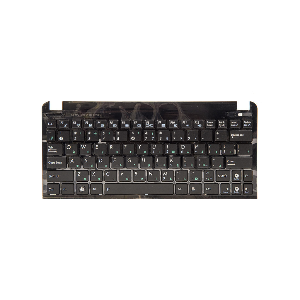 Клавіатура ноутбука PowerPlant ASUS Eee PC 1015 черный,черный (KB311828)