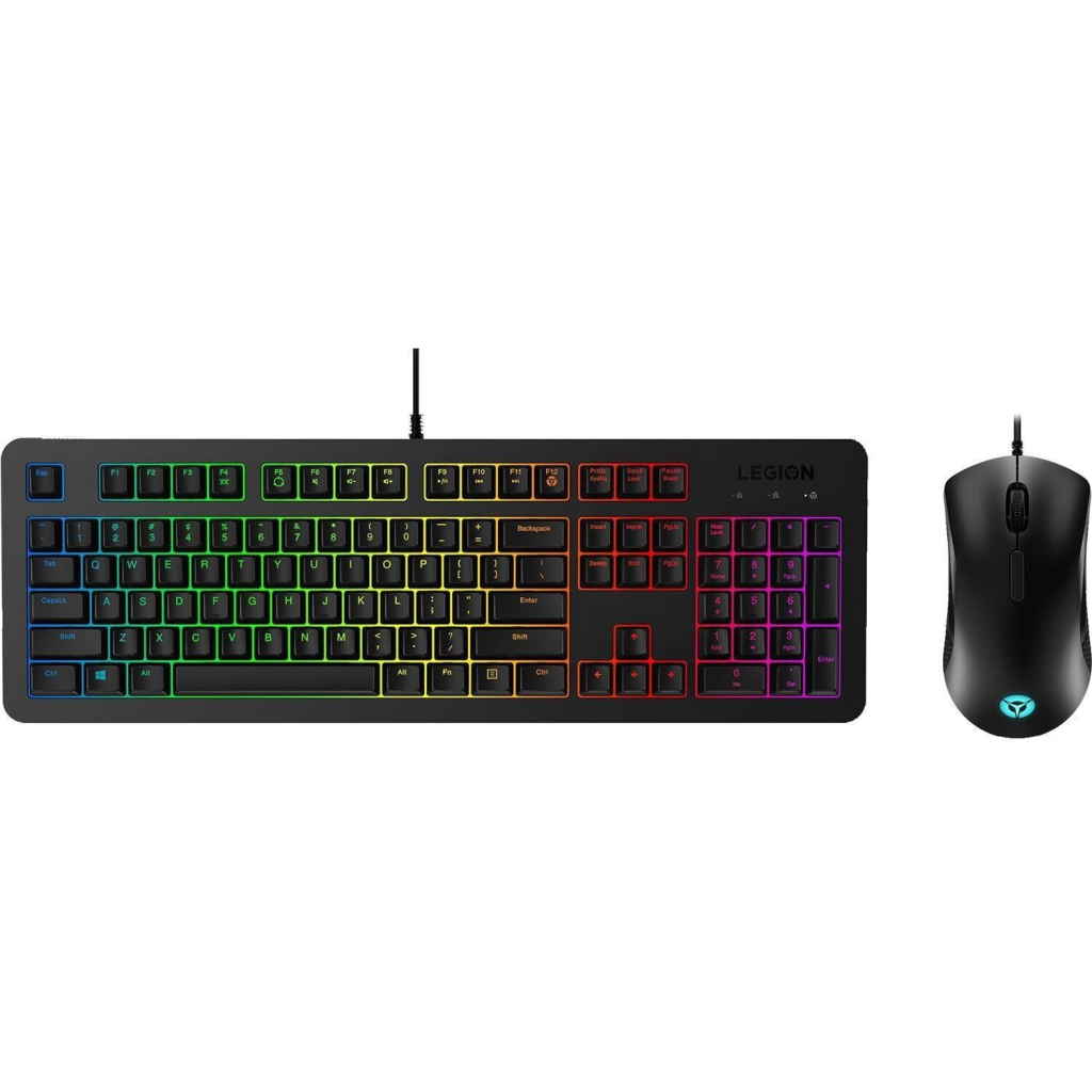 Комплект Lenovo Legion KM300 RGB UA USB Black (GX31L16652)