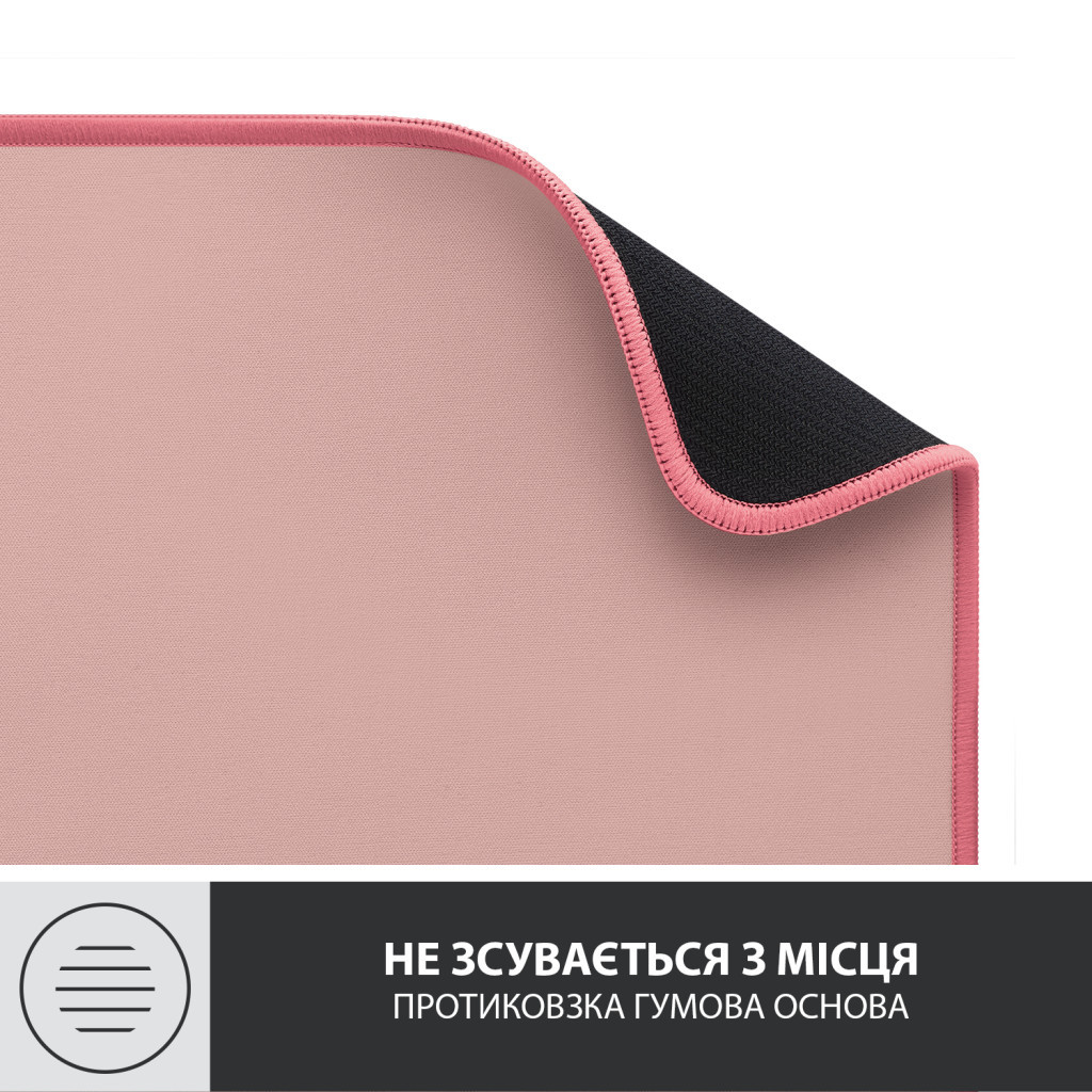 Килимок для мишки Logitech Desk Mat Studio Series Darker Rose (956-000053)