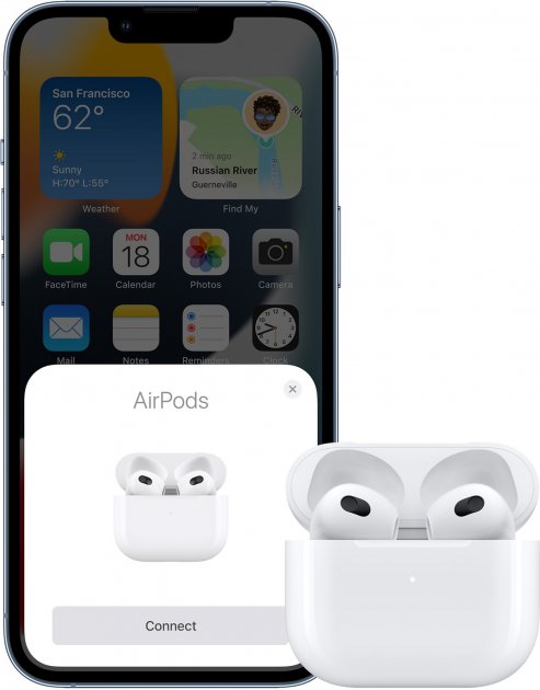 Гарнітура Apple AirPods (3rd generation) with Lightning Charging Case