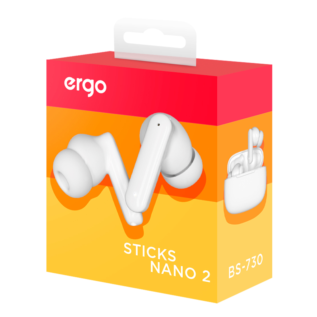 Гарнітура ERGO BS-730 Sticks Nano 2 White