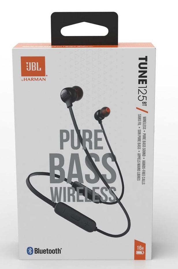 Гарнітура JBL TUNE 125BT (JBLT125BTBLK) Black