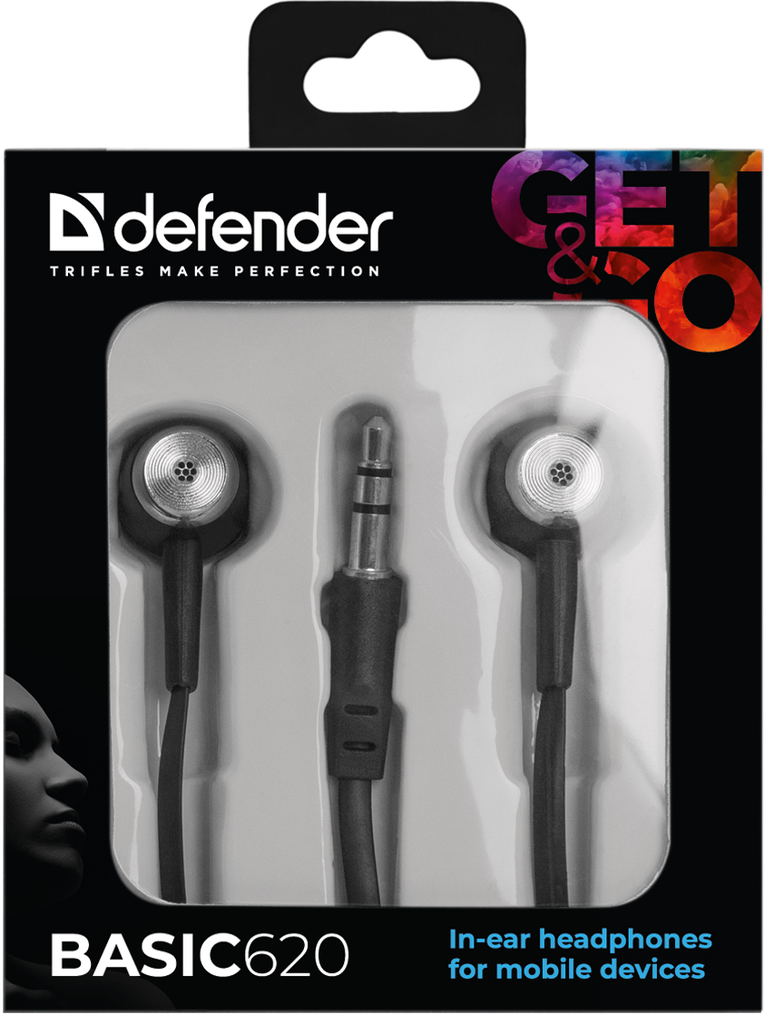 Навушники Defender Basic-620 Black (63620)