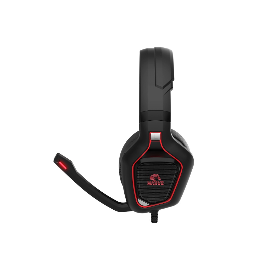 Навушники Marvo HG8960 Pro Red-LED Black/Red (HG8960)