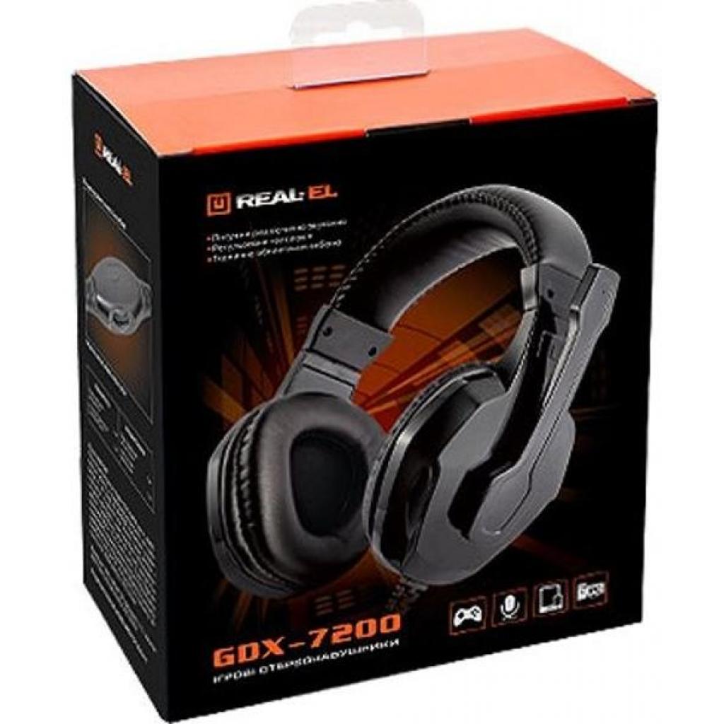 Навушники REAL-EL GDX-7200 Black
