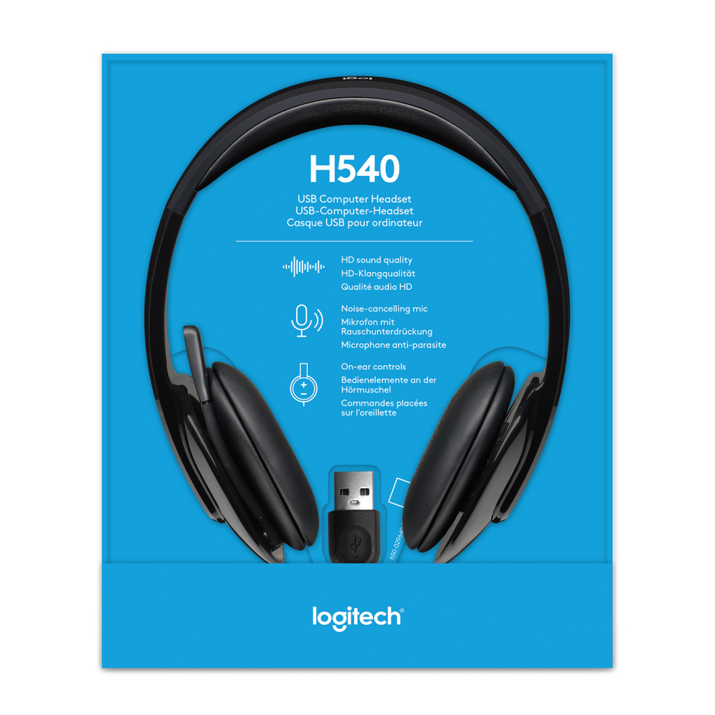 Навушники Logitech H540 USB Headset (981-000480)