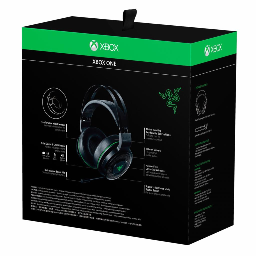 Навушники Razer Thresher - Xbox One Black/Green (RZ04-02240100-R3M1)