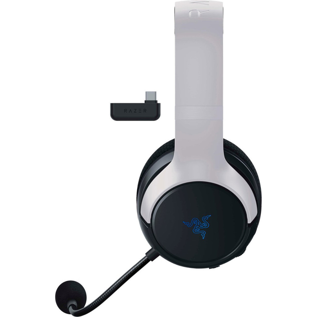 Навушники Razer Kaira Hyperspeed для PS5 Bluetooth White/Black (RZ04-03980200-R3G1)