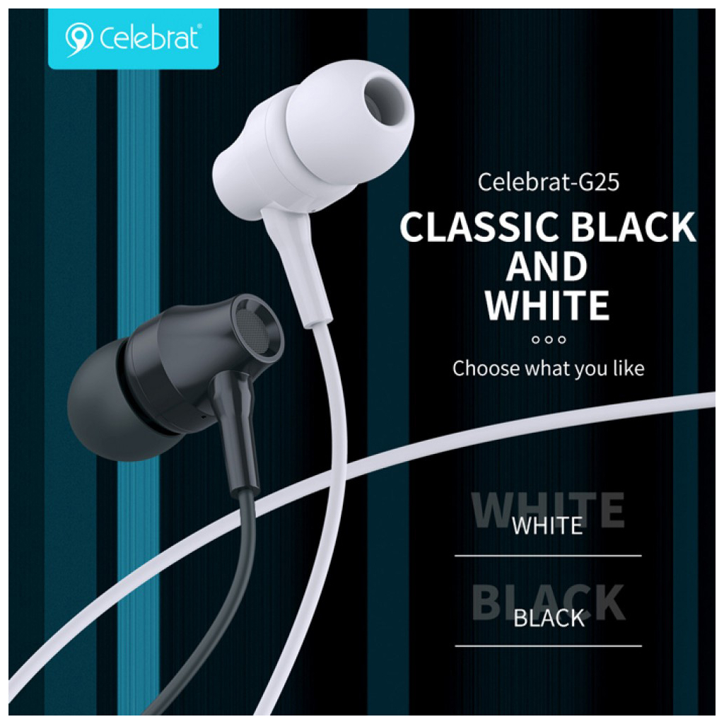 Навушники Celebrat G25 Black (1006644)