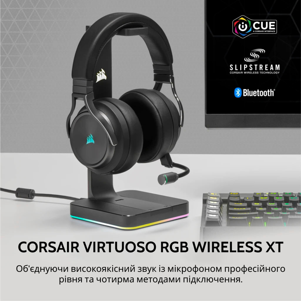 Навушники Corsair Corsair Virtuoso RGB Wireless XT (CA-9011188-EU)