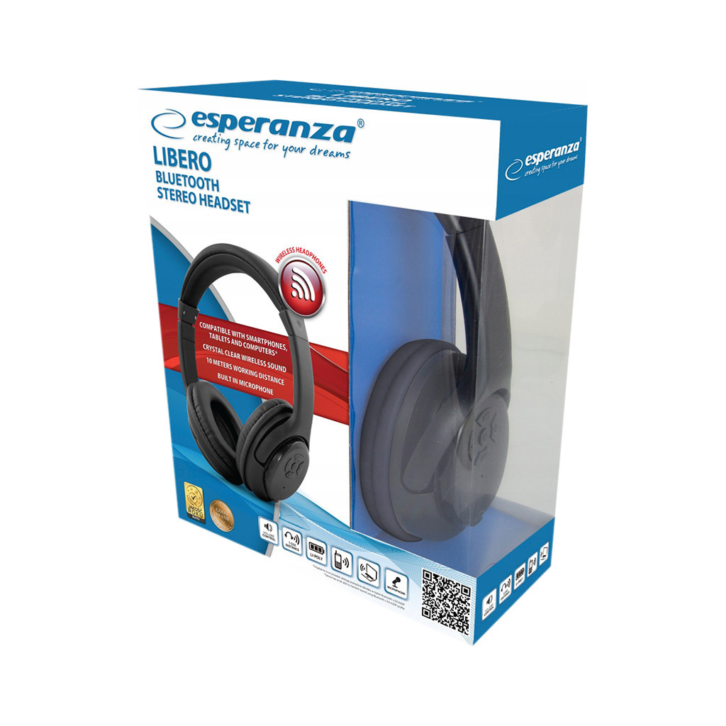 Навушники Esperanza Libero Black (EH163K)