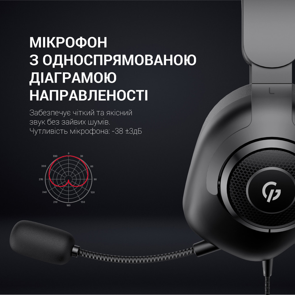 Навушники GamePro HS590B Black (HS590B)