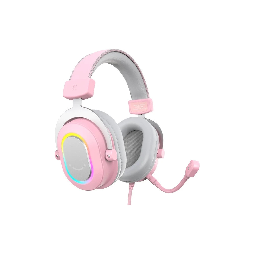 Навушники Fifine H6 RGB 7.1 Pink (H6P)
