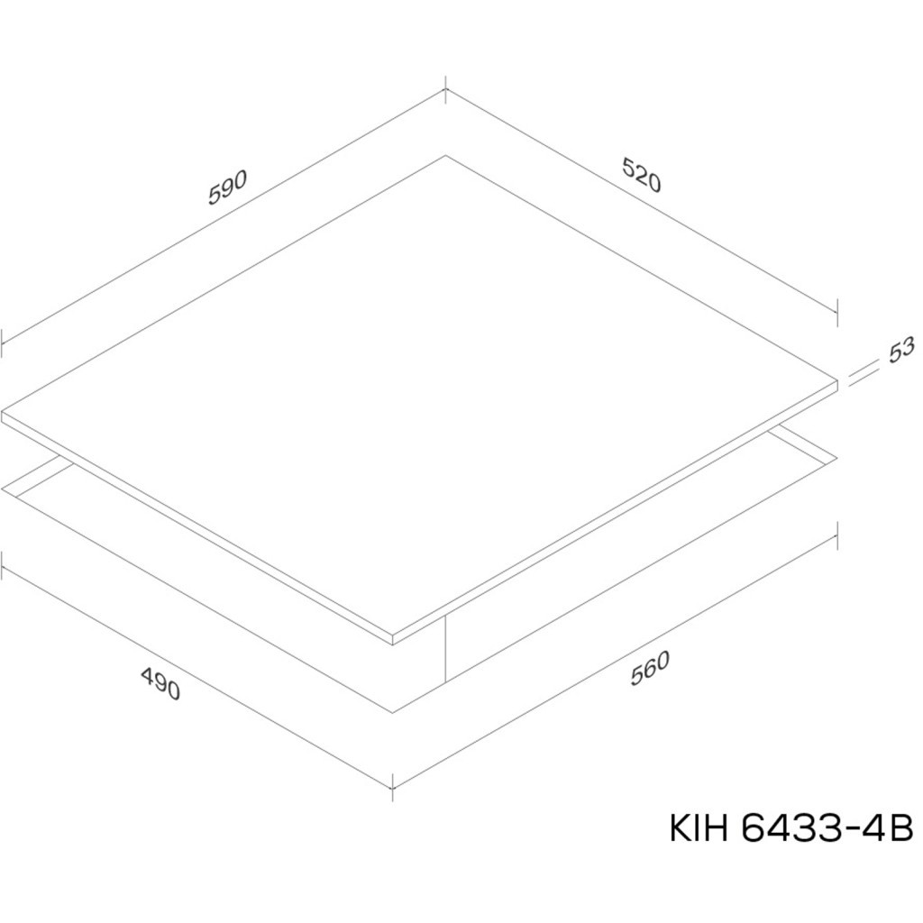 Варочна поверхня Kernau KIH 6433-4B