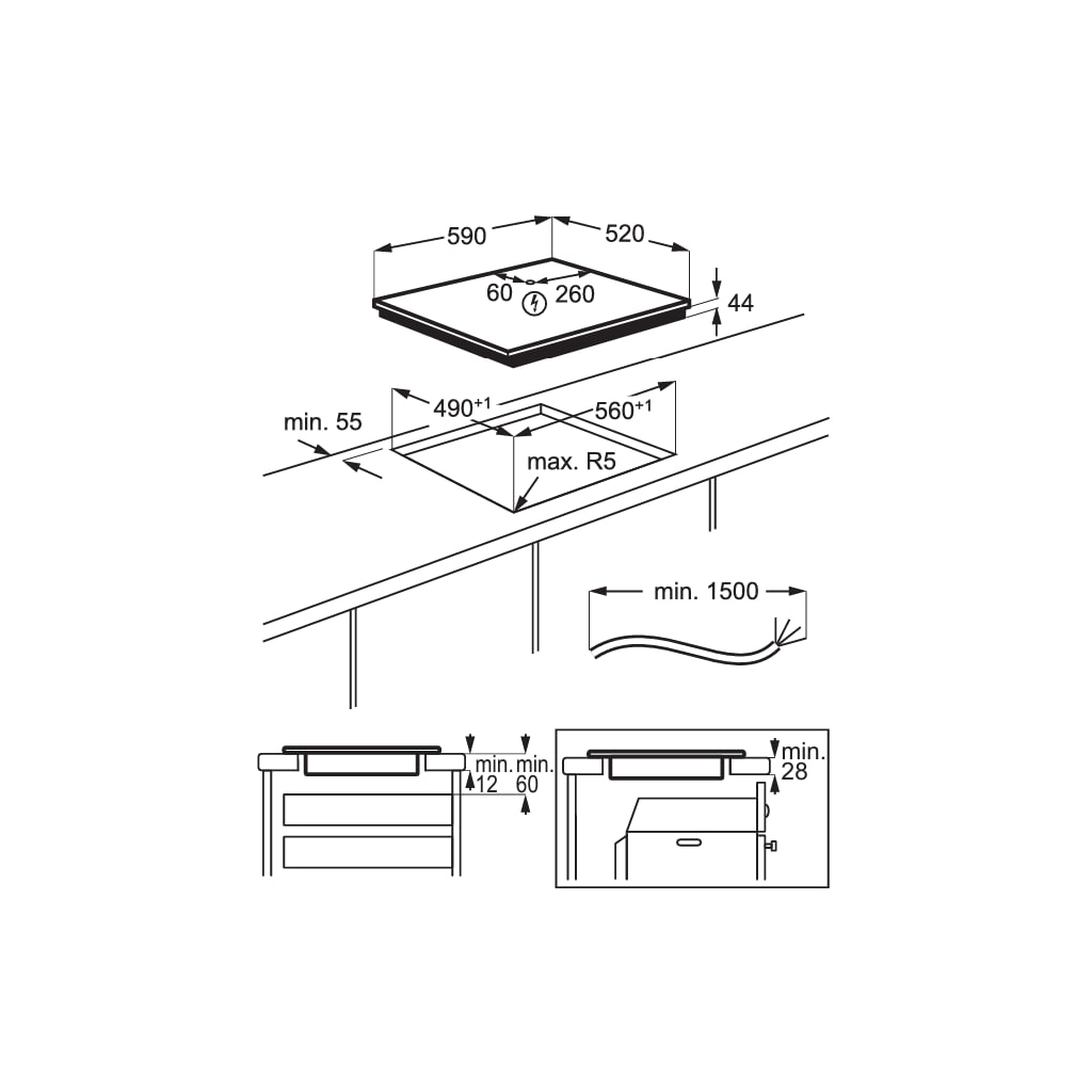 Варочна поверхня Electrolux CIS62449W