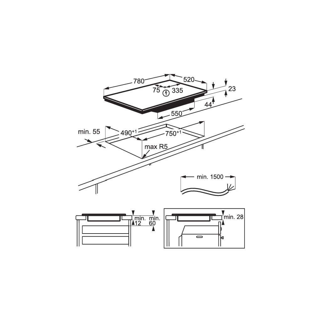 Варочна поверхня Electrolux EIV854