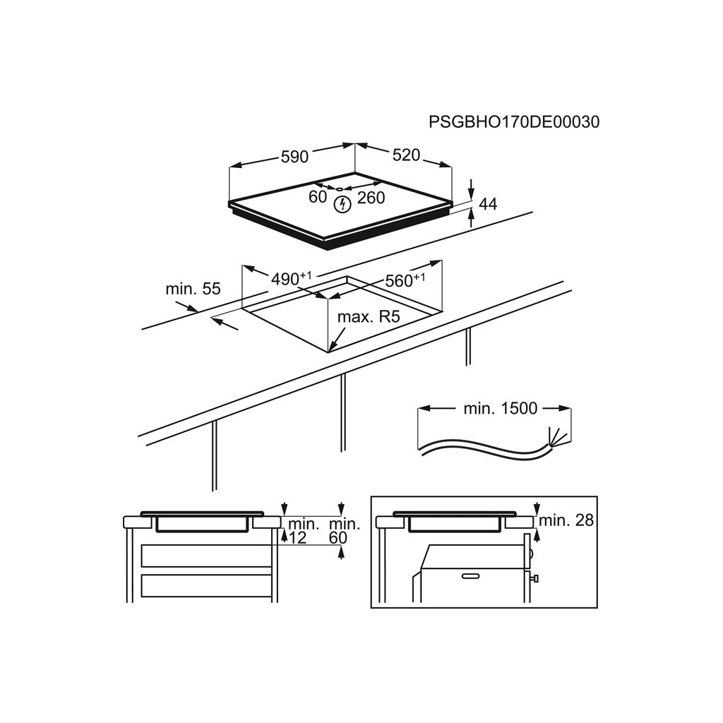 Варочна поверхня Electrolux LIV63431BW