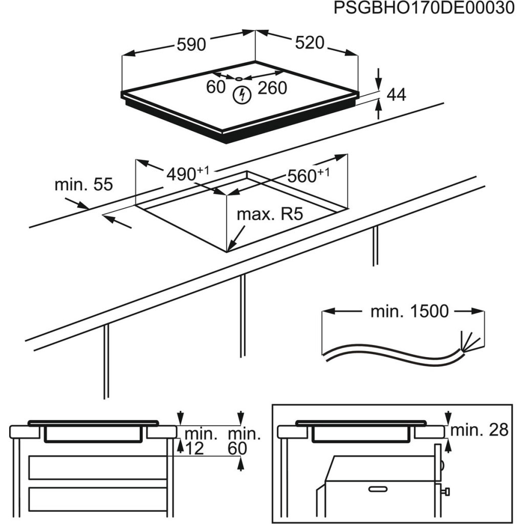 Варочна поверхня Electrolux EIT61443B