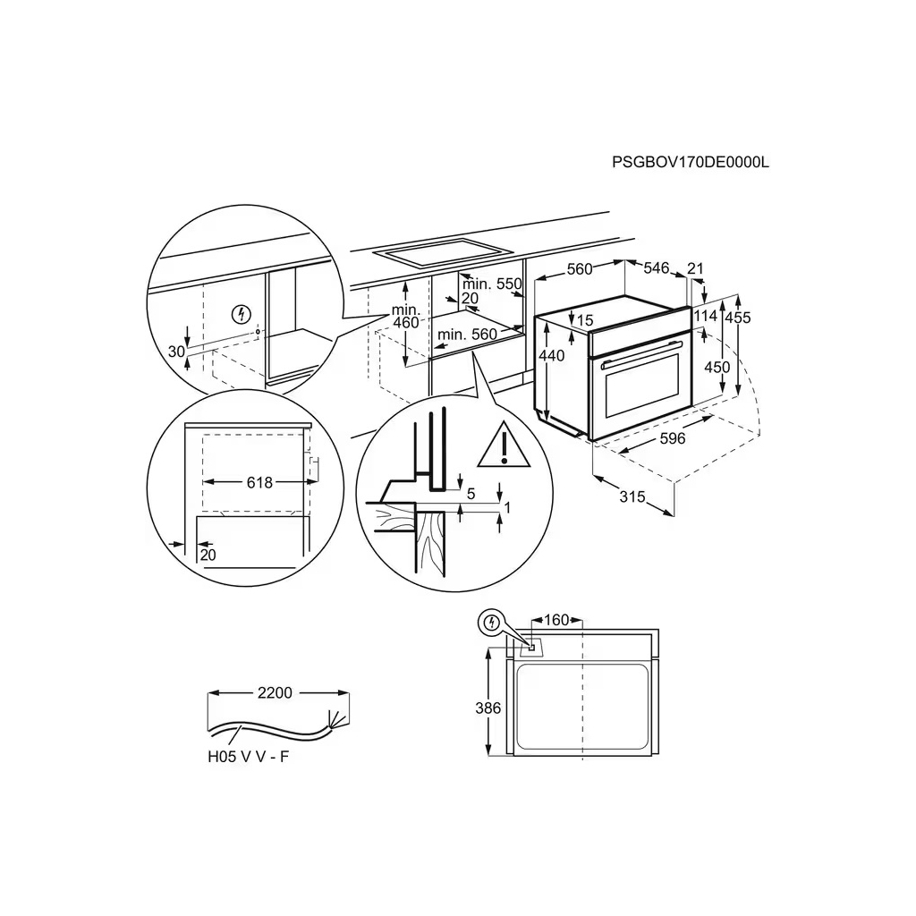 Духова шафа Electrolux KVLBE08T